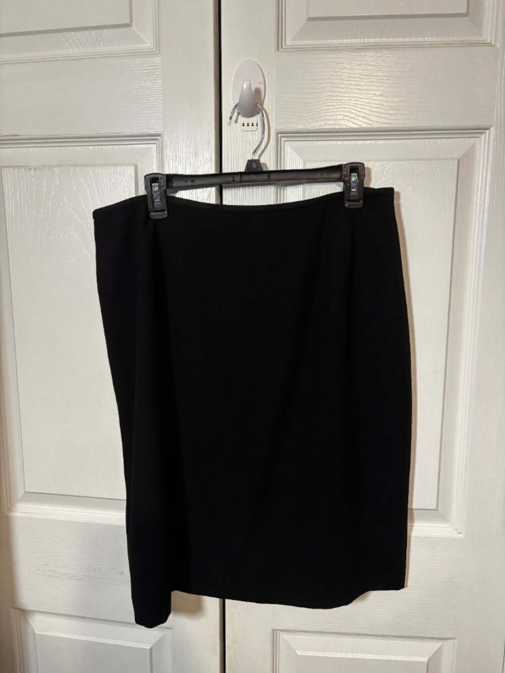 Kasper Classics Womens Petite Black Pencil Skirt 16P Lined